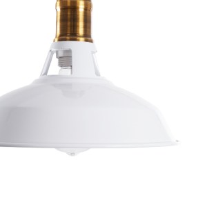 glo-01072-01072_9 GLOBOSTAR® ANER 01072 VINTAGE ΚΡΕΜΑΣΤΟ ΦΩΤΙΣΤΙΚΟ ΚΑΜΠΑΝΑ ΜΟΝΟΦΩΤΟ 1 X E27 IP20 ΛΕΥΚΟ & ΧΡΥ