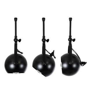 glo-01082-01082_6 GLOBOSTAR® CANNES 01082 ΜΟΝΤΕΡΝΟ ΦΩΤΙΣΤΙΚΟ ΟΡΟΦΗΣ ΡΑΓΑ ΠΟΛΥΦΩΤΟ 4 X E27 IP20 ΜΑΥΡΟ ΜΕΤΑΛΛΟ