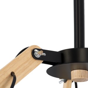 glo-01093-01093_9 GLOBOSTAR® OLD SCHOOL 01093 ΜΟΝΤΕΡΝΟ ΦΩΤΙΣΤΙΚΟ ΟΡΟΦΗΣ ΚΑΜΠΑΝΑ ΤΡΙΦΩΤΟ 3 X E27 IP20 ΜΑΥΡΟ Μ