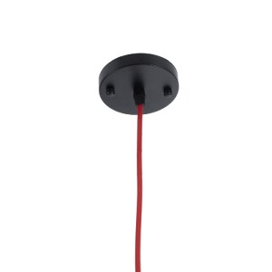 glo-01099-01099_10 GLOBOSTAR® PARROT 01099 ΜΟΝΤΕΡΝΟ ΚΡΕΜΑΣΤΟ ΦΩΤΙΣΤΙΚΟ ΠΛΕΓΜΑ ΜΟΝΟΦΩΤΟ 1 X E27 IP20 ΜΑΥΡΟ ΜΕΤ