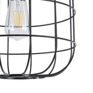 glo-01099-01099_9 GLOBOSTAR® PARROT 01099 ΜΟΝΤΕΡΝΟ ΚΡΕΜΑΣΤΟ ΦΩΤΙΣΤΙΚΟ ΠΛΕΓΜΑ ΜΟΝΟΦΩΤΟ 1 X E27 IP20 ΜΑΥΡΟ ΜΕΤ