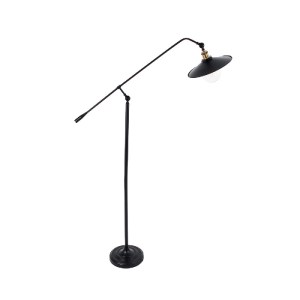 glo-01101-01101_5 GLOBOSTAR® WYNGE 01101 VINTAGE ΕΠΙΔΑΠΕΔΙΟ ΦΩΤΙΣΤΙΚΟ ΜΟΝΟΦΩΤΟ 1 X E27 IP20 ΜΑΥΡΟ & ΧΡΥΣΟ ΜΕ