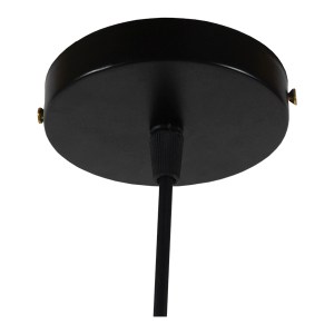 glo-01165-235d3b_01107_9 GLOBOSTAR® TERE 01165 VINTAGE ΚΡΕΜΑΣΤΟ ΦΩΤΙΣΤΙΚΟ ΚΑΜΠΑΝΑ ΜΟΝΟΦΩΤΟ 1 X E27 IP20 ΜΑΥΡΟ ΜΕΤΑΛ