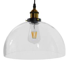 glo-01171-01171_0 GLOBOSTAR® WICKHAM 01171 VINTAGE ΚΡΕΜΑΣΤΟ ΦΩΤΙΣΤΙΚΟ ΚΑΜΠΑΝΑ ΜΟΝΟΦΩΤΟ 1 X E27 IP20 ΔΙΑΦΑΝΟ 