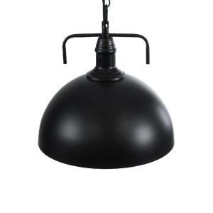 glo-01175-01175_7 GLOBOSTAR® LARKIN 01175 VINTAGE ΚΡΕΜΑΣΤΟ ΦΩΤΙΣΤΙΚΟ ΚΑΜΠΑΝΑ ΜΟΝΟΦΩΤΟ 1 X E27 IP20 ΜΑΥΡΟ ΜΕΤ