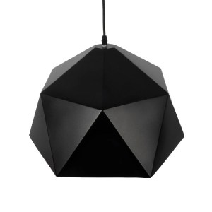 glo-01195-01195_06 GLOBOSTAR® HEXAGON 01195 ΜΟΝΤΕΡΝΟ ΚΡΕΜΑΣΤΟ ΦΩΤΙΣΤΙΚΟ ΟΡΟΦΗΣ ΜΕ ΝΤΟΥΙ 1 X E27 AC 220-240V IP20 - ΜΑΥΡΟ & ΧΡΥΣΟ - Μ46 X Π46 X Υ25CM