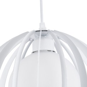 glo-01225-01225_8 GLOBOSTAR® INGLEY 01225 ΜΟΝΤΕΡΝΟ ΚΡΕΜΑΣΤΟ ΦΩΤΙΣΤΙΚΟ ΠΛΕΓΜΑ ΜΟΝΟΦΩΤΟ 1 X E27 IP20 ΛΕΥΚΟ ΜΕΤ