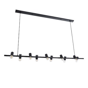 glo-01242-01242_2 GLOBOSTAR® ALFREDA 01242 ΜΟΝΤΕΡΝΟ ΚΡΕΜΑΣΤΟ ΦΩΤΙΣΤΙΚΟ ΟΡΟΦΗΣ ΜΕ ΝΤΟΥΙ 10 X E27 AC 220-240V 