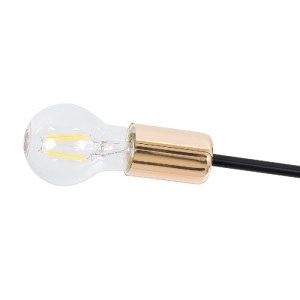 glo-01244-01244_7 GLOBOSTAR® OLINDA 01244 ΜΟΝΤΕΡΝΟ ΦΩΤΙΣΤΙΚΟ ΟΡΟΦΗΣ ΠΛΕΓΜΑ ΠΟΛΥΦΩΤΟ 10 X E27 IP20 ΜΑΥΡΟ ΜΕΤΑ