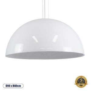 glo-01273-01273_0 GLOBOSTAR® SERENIA 01273 ΜΟΝΤΕΡΝΟ ΚΡΕΜΑΣΤΟ ΦΩΤΙΣΤΙΚΟ ΚΑΜΠΑΝΑ ΜΟΝΟΦΩΤΟ 1 X E27 IP20 ΛΕΥΚΟ Μ