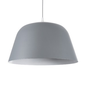 glo-01282-01282_0 GLOBOSTAR® UPVALE 01282 ΜΟΝΤΕΡΝΟ ΚΡΕΜΑΣΤΟ ΦΩΤΙΣΤΙΚΟ ΚΑΜΠΑΝΑ ΜΟΝΟΦΩΤΟ 1 X E27 IP20 ΓΚΡΙ & Λ