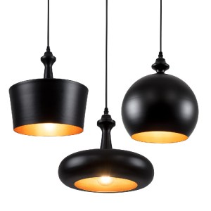 glo-01287-76f59b_01287_0 GLOBOSTAR® ROCKFORD 01287 ΜΟΝΤΕΡΝΟ ΚΡΕΜΑΣΤΟ ΦΩΤΙΣΤΙΚΟ ΚΑΜΠΑΝΑ ΤΡΙΦΩΤΟ 3 X E27 IP20 ΜΑΥΡΟ Μ