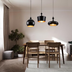 glo-01287-B-f54e9e_post_128 GLOBOSTAR® ROCKFORD 01287-B ΜΟΝΤΕΡΝΟ ΚΡΕΜΑΣΤΟ ΦΩΤΙΣΤΙΚΟ ΚΑΜΠΑΝΑ ΜΟΝΟΦΩΤΟ 1 X E27 IP20 ΜΑΥΡ