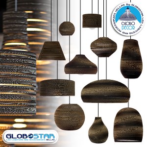 glo-01296-bfa082_cartons_01 GLOBOSTAR® SANTORINI 01296 BOHO ΚΡΕΜΑΣΤΟ ΦΩΤΙΣΤΙΚΟ ΚΑΜΠΑΝΑ ΜΟΝΟΦΩΤΟ 1 X E27 IP20 3D ΚΑΦΕ Χ