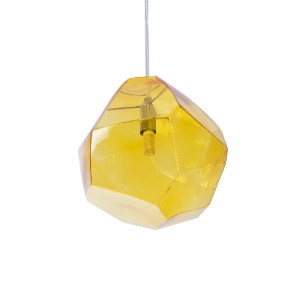 glo-01308-01308_6 GLOBOSTAR® RINA 01308 ΜΟΝΤΕΡΝΟ ΚΡΕΜΑΣΤΟ ΦΩΤΙΣΤΙΚΟ ΜΠΑΛΑ ΜΟΝΟΦΩΤΟ 1 X G9 ΚΙΤΡΙΝΟ ΓΥΑΛΙ - Μ2