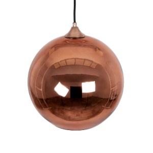 glo-01310-01310_06 GLOBOSTAR® INFINITA 01310 ΜΟΝΤΕΡΝΟ ΚΡΕΜΑΣΤΟ ΦΩΤΙΣΤΙΚΟ ΟΡΟΦΗΣ ΜΕ ΝΤΟΥΙ 1 X E27 AC 220-240V IP20 - ΧΑΛΚΙΝΟ - Μ30 X Π30 X Υ27CM