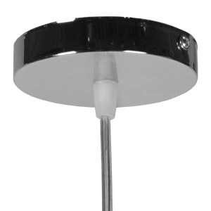 glo-01313-01313_9 GLOBOSTAR® BOSSANOVA 01313 ΜΟΝΤΕΡΝΟ ΚΡΕΜΑΣΤΟ ΦΩΤΙΣΤΙΚΟ ΑΝΑΡΤΗΣΗ ΜΟΝΟΦΩΤΟ 1 X E27 IP20 ΓΚΡΙ
