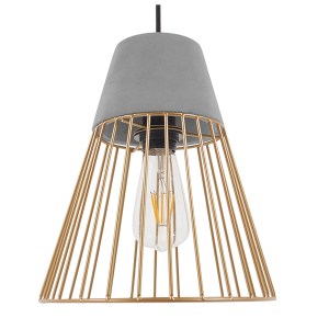 glo-01323-01323_3 GLOBOSTAR® DURANT 01323 ΜΟΝΤΕΡΝΟ ΚΡΕΜΑΣΤΟ ΦΩΤΙΣΤΙΚΟ ΠΛΕΓΜΑ ΜΟΝΟΦΩΤΟ 1 X E27 IP20 ΓΚΡΙ ΤΣΙΜ