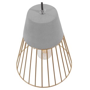 glo-01323-01323_7 GLOBOSTAR® DURANT 01323 ΜΟΝΤΕΡΝΟ ΚΡΕΜΑΣΤΟ ΦΩΤΙΣΤΙΚΟ ΠΛΕΓΜΑ ΜΟΝΟΦΩΤΟ 1 X E27 IP20 ΓΚΡΙ ΤΣΙΜ