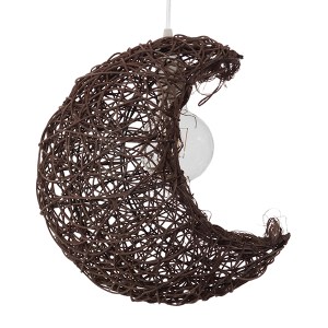 glo-01330-01330_3 GLOBOSTAR® CRESCENT 01330 VINTAGE ΚΡΕΜΑΣΤΟ ΦΩΤΙΣΤΙΚΟ ΠΛΕΓΜΑ ΜΟΝΟΦΩΤΟ 1 X E27 IP20 ΚΑΦΕ RAT