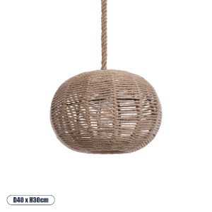 glo-01331-01331_0 GLOBOSTAR® MANDALA 01331 VINTAGE ΚΡΕΜΑΣΤΟ ΦΩΤΙΣΤΙΚΟ ΠΛΕΓΜΑ ΜΟΝΟΦΩΤΟ 1 X E27 IP20 ΜΠΕΖ ΣΧΟΙ