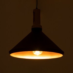 glo-01334-A-01334_2_a GLOBOSTAR® CALYPSO 01334-A ΜΟΝΤΕΡΝΟ ΚΡΕΜΑΣΤΟ ΦΩΤΙΣΤΙΚΟ ΚΑΜΠΑΝΑ ΜΟΝΟΦΩΤΟ 1 X E27 IP20 ΜΑΥΡΟ