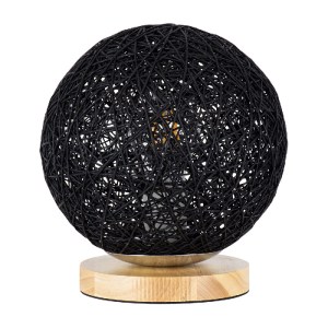 glo-01338-01338_0 GLOBOSTAR® OCEANA 01338 ΜΟΝΤΕΡΝΟ ΕΠΙΤΡΑΠΕΖΙΟ ΦΩΤΙΣΤΙΚΟ ΠΟΡΤΑΤΙΦ ΜΟΝΟΦΩΤΟ ΜΑΥΡΟ ΞΥΛΙΝΟ ΨΑΘΙ