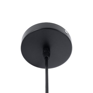 glo-01341-01341_10 GLOBOSTAR® LUNE 01341 ΜΟΝΤΕΡΝΟ ΚΡΕΜΑΣΤΟ ΦΩΤΙΣΤΙΚΟ ΚΑΜΠΑΝΑ ΜΟΝΟΦΩΤΟ 1 X E27 IP20 ΜΑΥΡΟ & ΧΡ