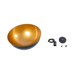 glo-01341-01341_11 GLOBOSTAR® LUNE 01341 ΜΟΝΤΕΡΝΟ ΚΡΕΜΑΣΤΟ ΦΩΤΙΣΤΙΚΟ ΚΑΜΠΑΝΑ ΜΟΝΟΦΩΤΟ 1 X E27 IP20 ΜΑΥΡΟ & ΧΡ