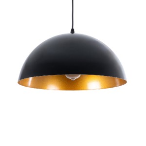 glo-01341-01341_2 GLOBOSTAR® LUNE 01341 ΜΟΝΤΕΡΝΟ ΚΡΕΜΑΣΤΟ ΦΩΤΙΣΤΙΚΟ ΚΑΜΠΑΝΑ ΜΟΝΟΦΩΤΟ 1 X E27 IP20 ΜΑΥΡΟ & ΧΡ