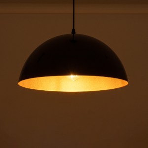 glo-01341-01341_3 GLOBOSTAR® LUNE 01341 ΜΟΝΤΕΡΝΟ ΚΡΕΜΑΣΤΟ ΦΩΤΙΣΤΙΚΟ ΚΑΜΠΑΝΑ ΜΟΝΟΦΩΤΟ 1 X E27 IP20 ΜΑΥΡΟ & ΧΡ