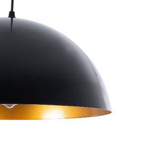 glo-01341-01341_8 GLOBOSTAR® LUNE 01341 ΜΟΝΤΕΡΝΟ ΚΡΕΜΑΣΤΟ ΦΩΤΙΣΤΙΚΟ ΚΑΜΠΑΝΑ ΜΟΝΟΦΩΤΟ 1 X E27 IP20 ΜΑΥΡΟ & ΧΡ