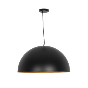 glo-01344-01344_03 GLOBOSTAR® MEDEA 01344 ΜΟΝΤΕΡΝΟ ΚΡΕΜΑΣΤΟ ΦΩΤΙΣΤΙΚΟ ΟΡΟΦΗΣ ΜΕ ΝΤΟΥΙ 1 X E27 AC 220-240V IP20 - ΜΑΥΡΟ & ΧΡΥΣΟ - Μ60 X Π60 X Υ30CM