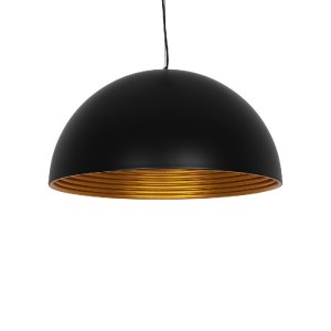 glo-01344-4a25e2_01344_01 GLOBOSTAR® MEDEA 01344 ΜΟΝΤΕΡΝΟ ΚΡΕΜΑΣΤΟ ΦΩΤΙΣΤΙΚΟ ΟΡΟΦΗΣ ΜΕ ΝΤΟΥΙ 1 X E27 AC 220-240V IP20 - ΜΑΥΡΟ & ΧΡΥΣΟ - Μ60 X Π60 X Υ30CM
