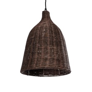 glo-01367-01367_1 GLOBOSTAR® BAHAMAS 01367 BOHO ΚΡΕΜΑΣΤΟ ΦΩΤΙΣΤΙΚΟ ΟΡΟΦΗΣ ΜΕ ΝΤΟΥΙ 1 X E27 AC 220-240V IP20 - ΚΑΦΕ - Μ30 X Π30 X Υ40CM