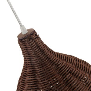 glo-01367-01367_4 GLOBOSTAR® BAHAMAS 01367 BOHO ΚΡΕΜΑΣΤΟ ΦΩΤΙΣΤΙΚΟ ΚΑΜΠΑΝΑ ΜΟΝΟΦΩΤΟ 1 X E27 IP20 ΚΑΦΕ ΞΥΛΟ -