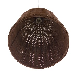 glo-01367-01367_5 GLOBOSTAR® BAHAMAS 01367 BOHO ΚΡΕΜΑΣΤΟ ΦΩΤΙΣΤΙΚΟ ΚΑΜΠΑΝΑ ΜΟΝΟΦΩΤΟ 1 X E27 IP20 ΚΑΦΕ ΞΥΛΟ -