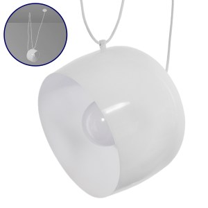 glo-01374-01374_0_0 GLOBOSTAR® JASPER 01374 ΜΟΝΤΕΡΝΟ ΚΡΕΜΑΣΤΟ ΦΩΤΙΣΤΙΚΟ ΑΝΑΡΤΗΣΗ ΜΟΝΟΦΩΤΟ 1 X E27 IP20 ΛΕΥΚΟ Μ