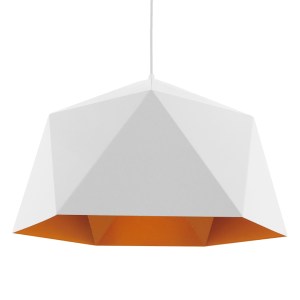 glo-01378-01378_0 GLOBOSTAR® HEXAGON 01378 ΜΟΝΤΕΡΝΟ ΚΡΕΜΑΣΤΟ ΦΩΤΙΣΤΙΚΟ ΟΡΟΦΗΣ ΜΕ ΝΤΟΥΙ 1 X E27 AC 220-240V I