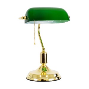 glo-01391-01391_0 GLOBOSTAR® LIBRARY 01391 VINTAGE ΕΠΙΤΡΑΠΕΖΙΟ ΦΩΤΙΣΤΙΚΟ ΠΟΡΤΑΤΙΦ ΜΟΝΟΦΩΤΟ ΧΡΥΣΟ ΜΕΤΑΛΛΙΚΟ Μ