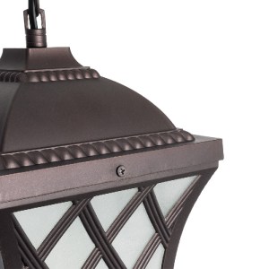 glo-01399-01399_8 GLOBOSTAR® LINCOLN 01399 VINTAGE ΚΡΕΜΑΣΤΟ ΦΩΤΙΣΤΙΚΟ ΠΛΕΓΜΑ ΜΟΝΟΦΩΤΟ 1 X E27 IP20 ΚΑΦΕ ΜΕΤΑ