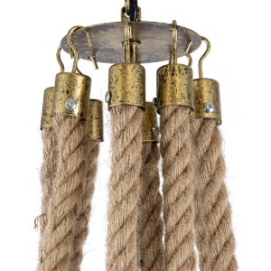 glo-01405-01405_10 GLOBOSTAR® BAVARIAN 01405 VINTAGE ΚΡΕΜΑΣΤΟ ΦΩΤΙΣΤΙΚΟ ΑΝΑΡΤΗΣΗ ΠΟΛΥΦΩΤΟ 8 X E14 IP20 ΜΠΡΟΥΤ
