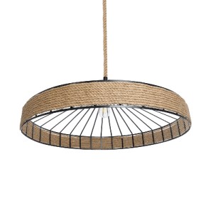glo-01416-01416_6 GLOBOSTAR® SAHARA 01416 MOΝΤΕΡΝΟ ΚΡΕΜΑΣΤΟ ΦΩΤΙΣΤΙΚΟ ΚΑΠΕΛΟ ΜΟΝΟΦΩΤΟ 1 X E27 IP20 ΜΑΥΡΟ ΜΕΤ