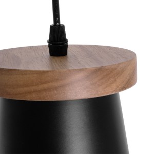 glo-01424-01424_8 GLOBOSTAR® LANA 01424 ΜΟΝΤΕΡΝΟ ΚΡΕΜΑΣΤΟ ΦΩΤΙΣΤΙΚΟ ΚΥΛΙΝΔΡΟΣ ΜΟΝΟΦΩΤΟ 1 X E27 IP20 ΜΑΥΡΟ ΜΕ