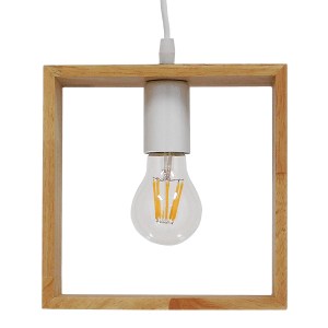 glo-01428-01428_3 GLOBOSTAR® ELISE 01428 ΜΟΝΤΕΡΝΟ ΚΡΕΜΑΣΤΟ ΦΩΤΙΣΤΙΚΟ ΟΡΟΦΗΣ ΜΟΝΟΦΩΤΟ 1 X E27 IP20 ΜΠΕΖ ΞΥΛΟ 