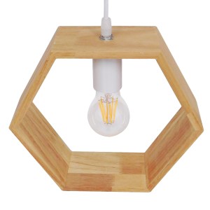 glo-01429-01429_4 GLOBOSTAR® ELISE 01429 ΜΟΝΤΕΡΝΟ ΚΡΕΜΑΣΤΟ ΦΩΤΙΣΤΙΚΟ ΟΡΟΦΗΣ ΜΟΝΟΦΩΤΟ 1 X E27 IP20 ΜΠΕΖ ΞΥΛΟ 