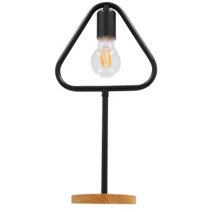 glo-01436-01436_4 GLOBOSTAR® HONOR TRIANGLE 01436 ΜΟΝΤΕΡΝΟ ΕΠΙΤΡΑΠΕΖΙΟ ΦΩΤΙΣΤΙΚΟ ΠΟΡΤΑΤΙΦ ΜΟΝΟΦΩΤΟ ΜΑΥΡΟ ΜΕΤ