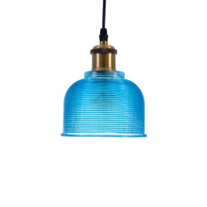 glo-01452-01452_4 GLOBOSTAR® SEGRETO 01452 VINTAGE ΚΡΕΜΑΣΤΟ ΦΩΤΙΣΤΙΚΟ ΜΟΝΟΦΩΤΟ ΚΑΜΠΑΝΑ 1 X E27 IP20 ΜΠΛΕ ΓΥΑ