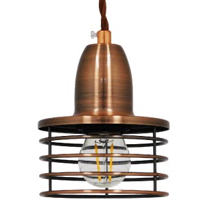 glo-01453-8ae8a1_01453_00 GLOBOSTAR® MANHATTAN 01453 ΜΟΝΤΕΡΝΟ ΚΡΕΜΑΣΤΟ ΦΩΤΙΣΤΙΚΟ ΚΑΜΠΑΝΑ ΜΟΝΟΦΩΤΟ 1 X E27 IP20 ΧΑΛΚΙ