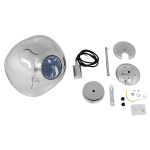 glo-01460-01460_7 GLOBOSTAR® DIXAR 01460 ΜΟΝΤΕΡΝΟ ΚΡΕΜΑΣΤΟ ΦΩΤΙΣΤΙΚΟ ΜΠΑΛΑ ΜΟΝΟΦΩΤΟ 1 X E27 IP20 ΑΣΗΜΙ ΓΥΑΛΙ